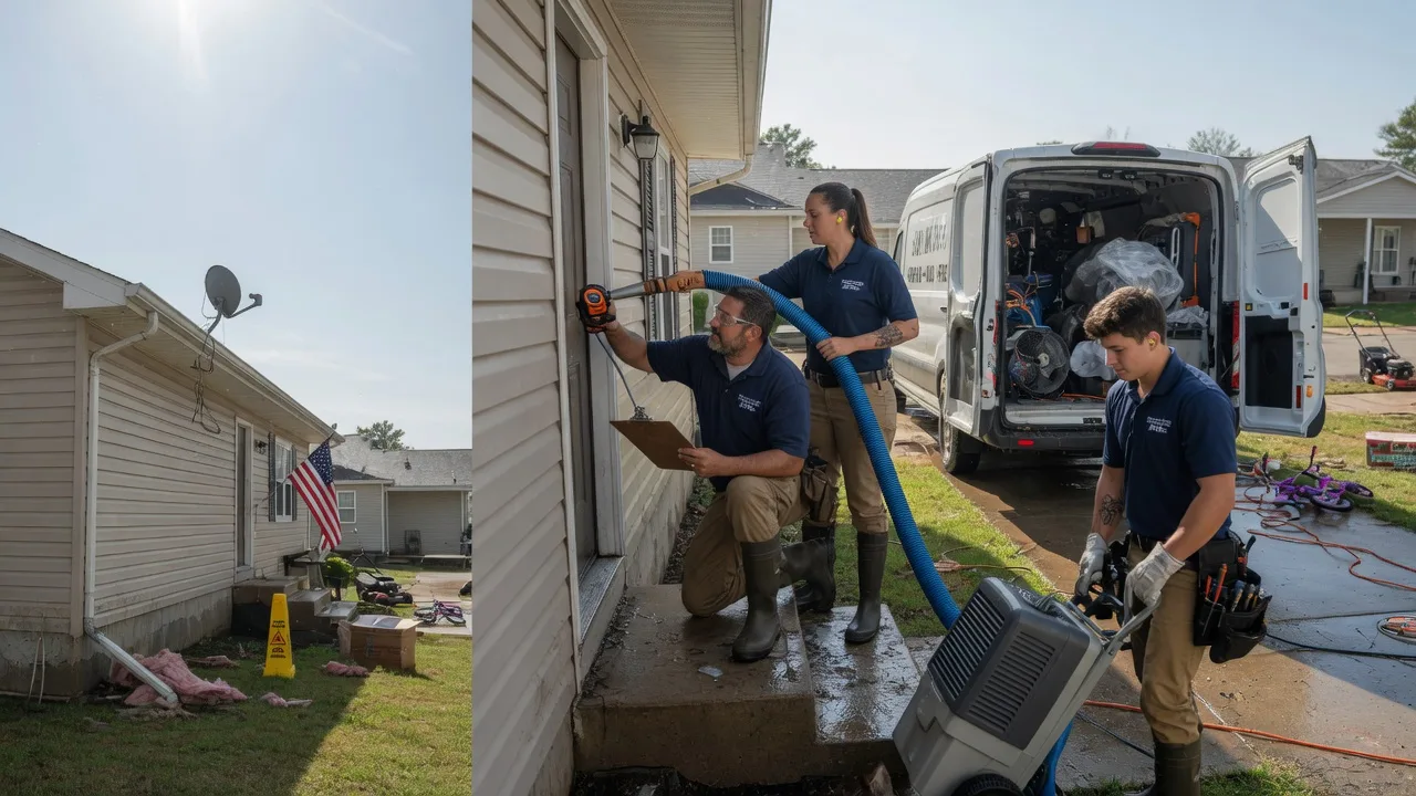 Ceiling Water Damage Restoration in Mount Gilead, OH near me